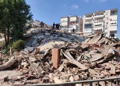 زمین لرزه 6.6 ریشتری در ازمیر ترکیه، 4 کشته و 152 زخمی