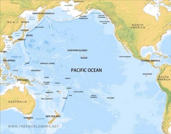رزمایش ناوگان اقیانوسیه روسیه در بخش مرکزی اقیانوس آرام