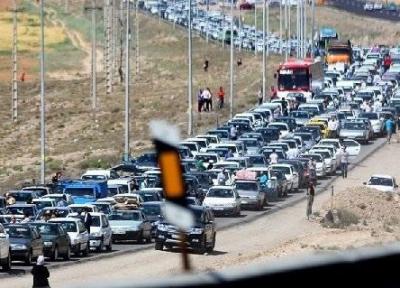 ترافیک سنگین در محورهای چالوس، هراز و فشم و آزادراه کرج-تهران