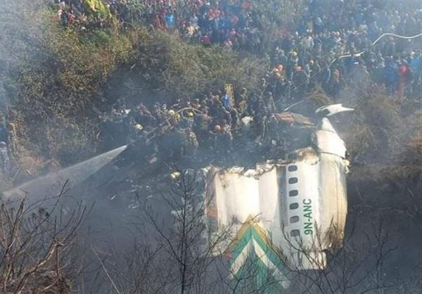 جان باختگان سقوط هواپیمای نپالی به 40 نفر رسید