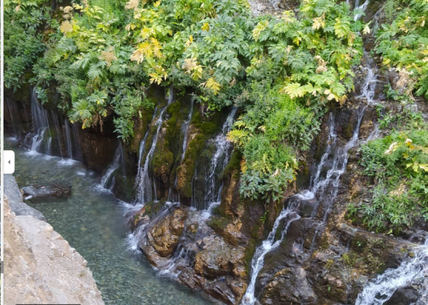 آبشار ارنگه جاده چالوس Haft Cheshmeh Waterfall